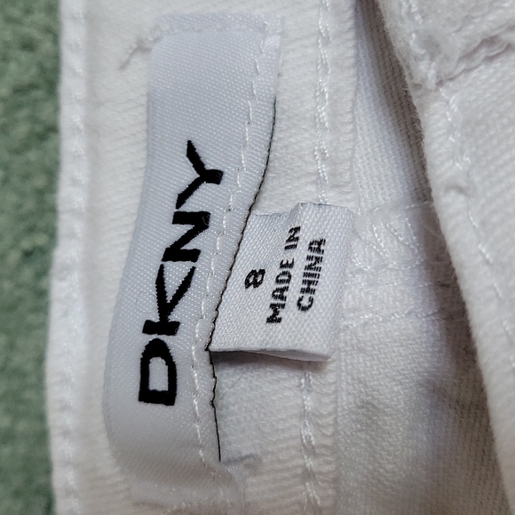 Dkny girl white denim shorts - Picture 2 of 5